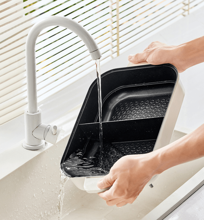 足！45L黄金容量旋钮控温涮炒煎炖焖蒸也能轻松搞定！麻将胡了2自带鸳鸯锅的分体式电火锅清汤党和麻辣党都满(图5)