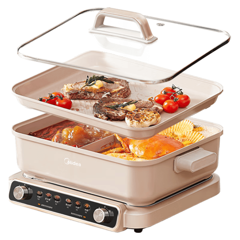 电煮锅推荐：满足多样需求的理想选择！麻将胡了免费试玩2025年高效便携(图5)